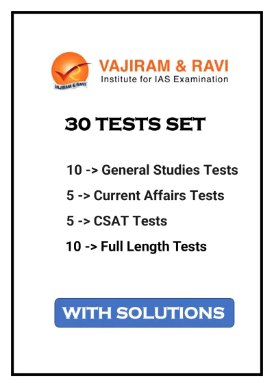 Vajiram and Ravi Test Series 2024 | PRELIMS - Image 5