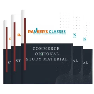 Ranker IAS Commerce Class Notes 2024-2025 | English | UPSC Optional